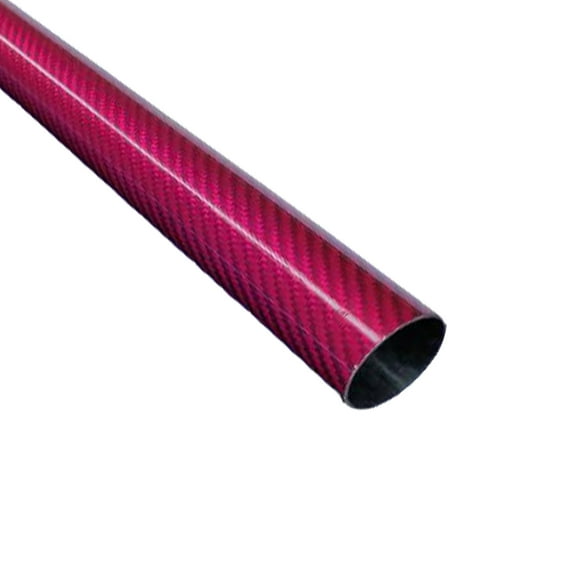 2 PCS 3K Carbon Fiber Tube Colored, Length 500mm, Outer Diameter 12mm, Inner Diameter 10mm,For Drone Frame Quadcopters Purple