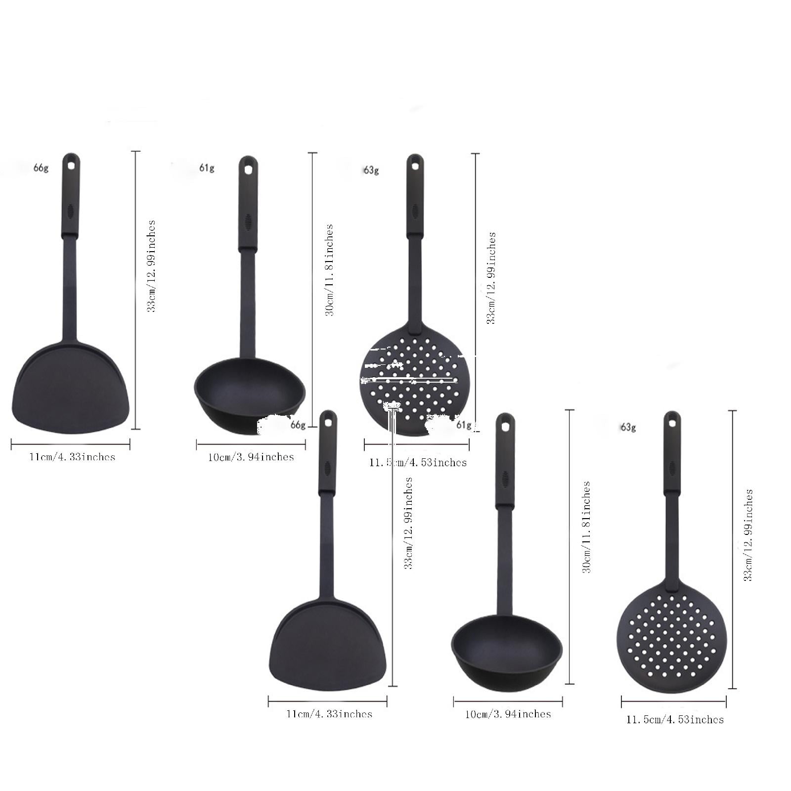 2 PCS 3PCS Nylon Spatulas Spoon Strainer For Nonstick Cookware Heat