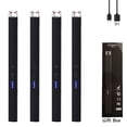thumbnail image 1 of 2 PCS Or 4 PCS Candle Lighter,Windproof Flameless Electric Lighter with LED Power Display ＆ Safety Switch, Upgraded Plasma USB Rechargeable Lighters for Birthday Camping BBQ (Black), 1 of 7