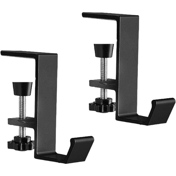 2 PCS/4 PCS Purse Hook for Table, Purse Hanger for Desk, Clamp-On Under Desk Backpack Hanger, Women's Bag Hook for Handbag and Purse Holder,Christmas stocking Holders