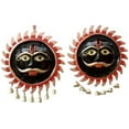 thumbnail image 1 of 2 PCS 4'' SUN FACE HANGING KAAL BHAIRAV JI, 1 of 1