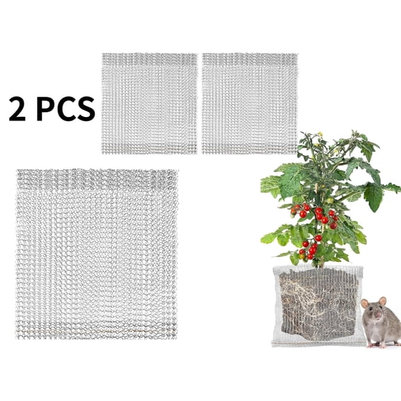 2 PCS 5 Gallon Root Guard Gopher Proof Wire Baskets, Stainless Steel Gophers Moles Voles Proof Mesh Baskets, Underground Cages for Protecting Plant Roots, Trees, Flowers, Crops, Tubers