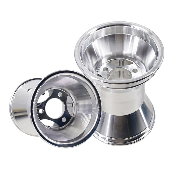 2 PCS 5inch 11x7.10-5 Aluminum Rear Wheel Rim Replacement For Go Karts UTV Karting Dirt Bike ATV Quad Bike