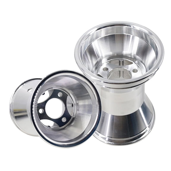 2 PCS 5inch 11x7.10-5 Aluminum Rear Wheel Rim Replacement For Go Karts UTV Karting Dirt Bike ATV Quad Bike