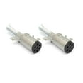 thumbnail image 2 of 7 Pin Trailer Socket Trailer Pin 7-Pin Round Vehicle-Side Female-End Socket SAE J560 Style, Die-Cast Zinc Housing Trailer 7 Way Plug 7 Pin Trailer Plug 2 of 9