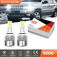thumbnail image 1 of 2 PCS 9006 LED Low Beam Bulbs For Dodge Avenger 2008-2009 9006 HB4 LED Headlights 6000K White, 1 of 9