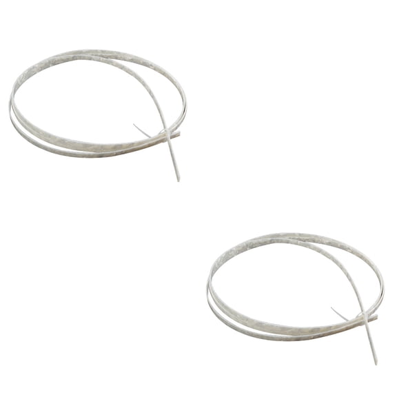 2 Pieces White Guitar Binding Trim for Acoustic Guitars and Ukuleles, Edge Strips