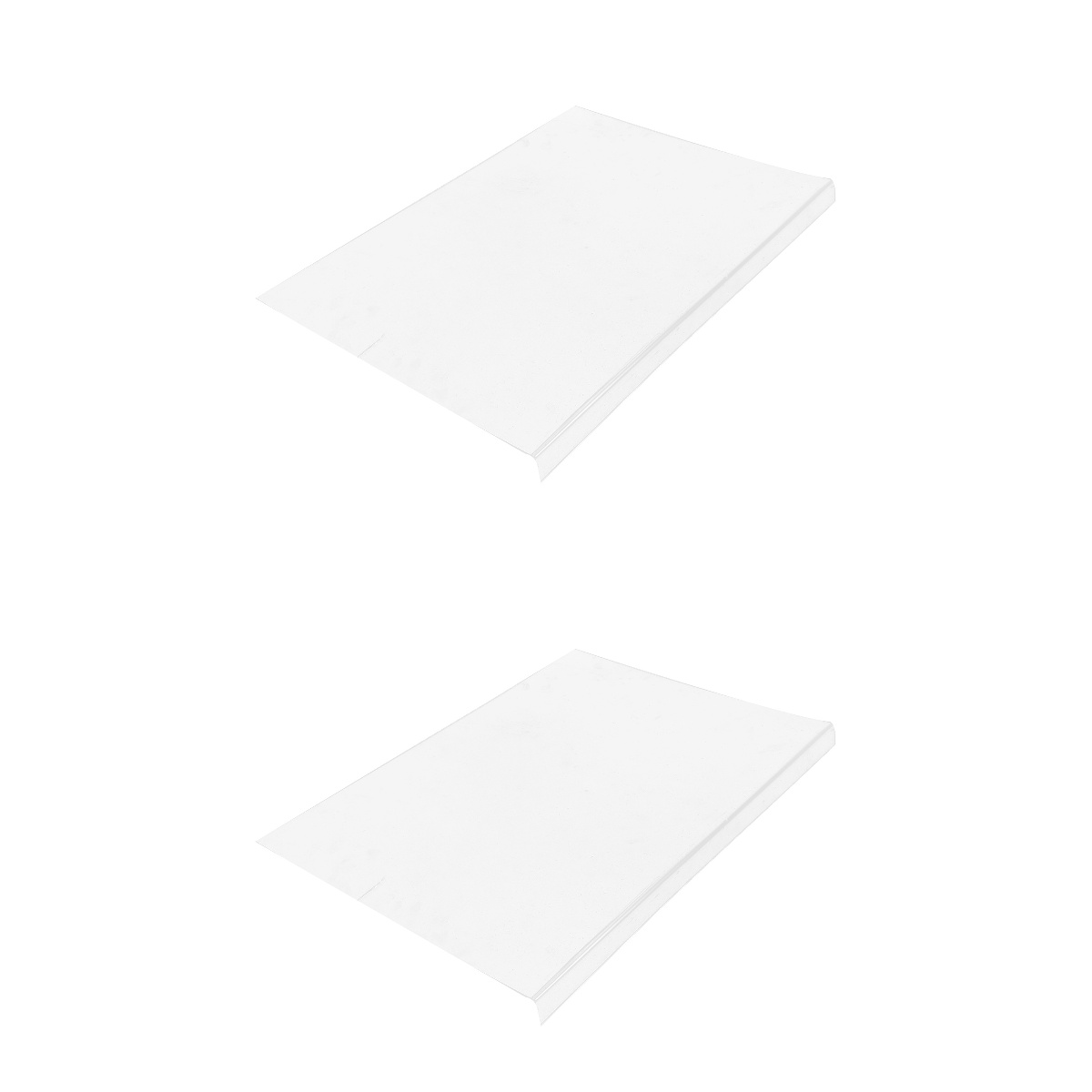 2 PCS Acrylic Cutting Board Small Fruit Chopping Cheese Frosted