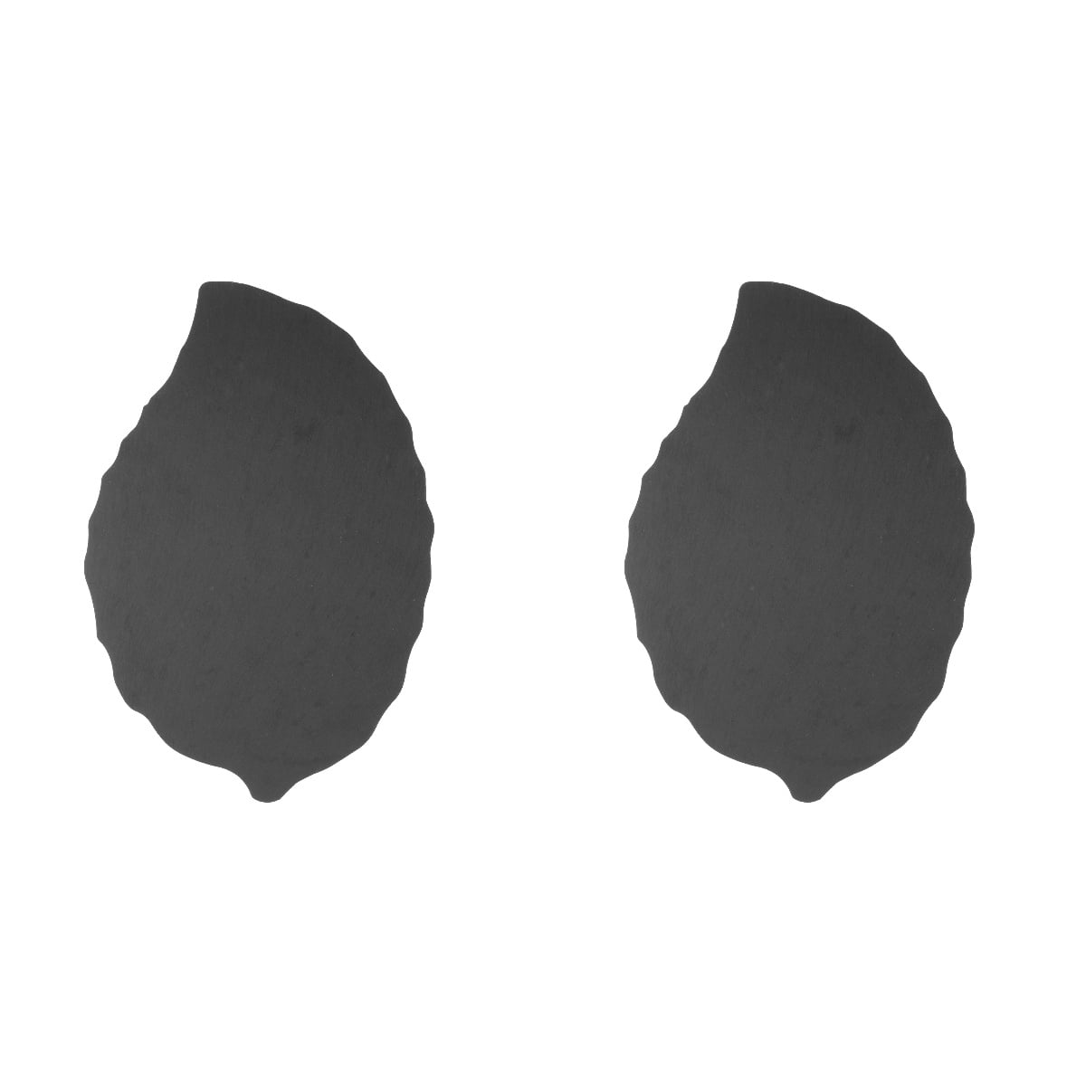 2 PCS Appetizer Plates Ceramic Snacking Cheese Rock Grill Slate Dinner