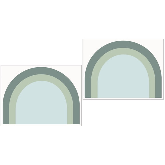 2 PCS Arch Headboard Decal Half Circle Wall Sticker Nursery