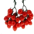 thumbnail image 1 of 2 PCS Artificial Fake Fruit Simulation Cherry Tomatoes Yellow Home Decoration Faux Small Tomatoes Basket Filler Cabinet Showcase Display Props, 1 of 2