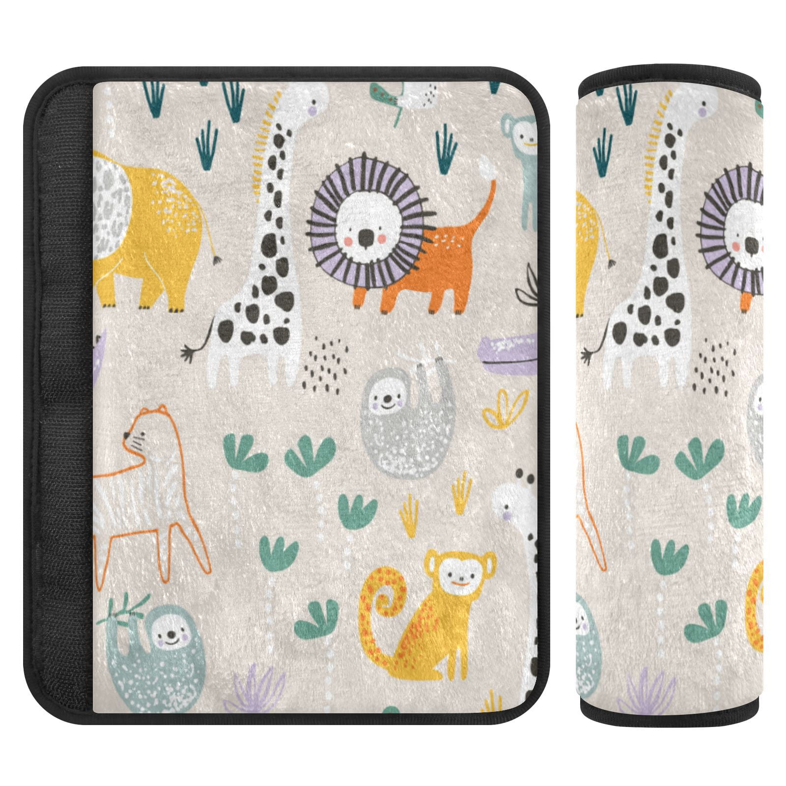 2 PCS Auto Seat Belt Cover Soft Car Seatbelt Cover Automotive Seat Belt