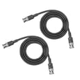 thumbnail image 1 of 2 PCS BNC-BNC Male Test Leads 1m Q9 Signal Source Test Cable Oscilloscope Probes, 1 of 6