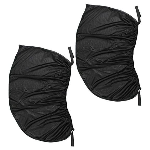 NIAIZEK Pet Car Window Sunshade 2PCS Black Mesh Side Window Cover UV for Dogs Cats