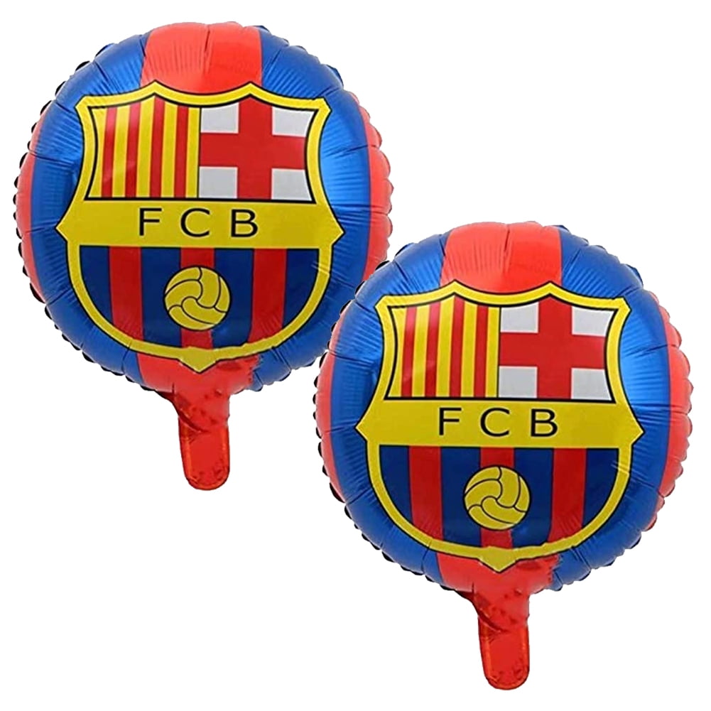 2 PCS Barcelona Balloon Soccer Team Balloon FC Barcelona Balloons Birthday Party Balloons 18 inch