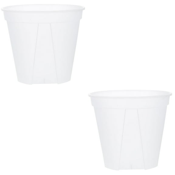 2 PCS Basin Control Root Large Clear Nursery Pot Tall Flower