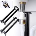 thumbnail image 1 of 2 PCS Basin Wrench,Sink Wrench for Tight Spaces, Multifunctional Sink & Faucet Wrench Tool for Tight Spaces, 360° Rotating Plumbing Tool for Sink And Faucet Installation & Repair, 1 of 9