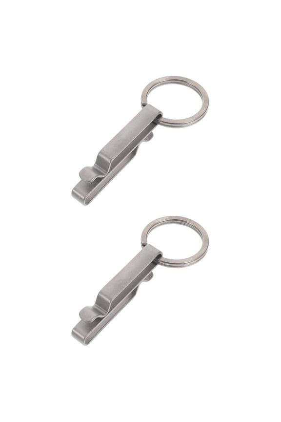 Heavy Duty Belt Key Holder with Titanium Carabiner Clip for Men, Outdoor Keychain Accessory