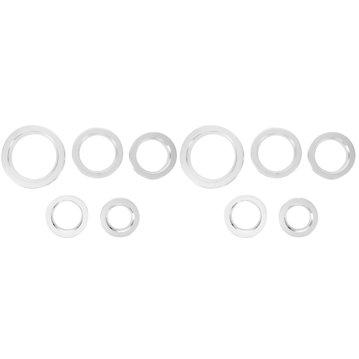 2 PCS Bird House Entrance Guards Birds Nest Accessory Metal Antibite Collar The Bird's