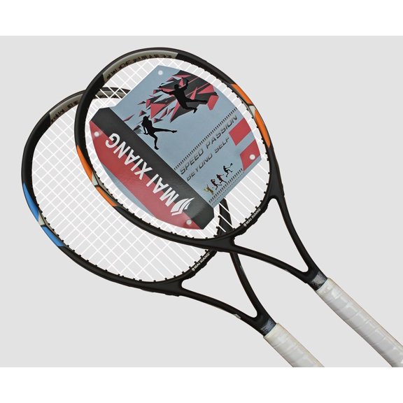 2 PCS (Blue+Orange) ZESTUP30MP for Adult Recreational Tennis Racket Carbon Aluminum Alloy Tennis Racquets