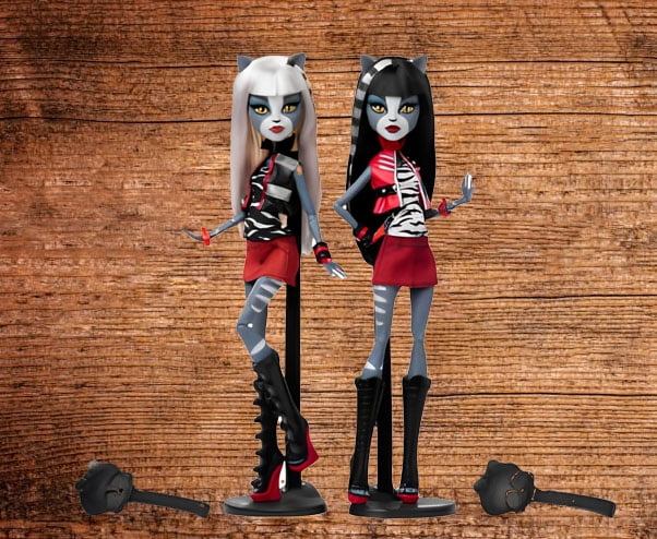 2 PCS Boo-riginal Monster Creeproduction High Purrsephone and Meowlody
