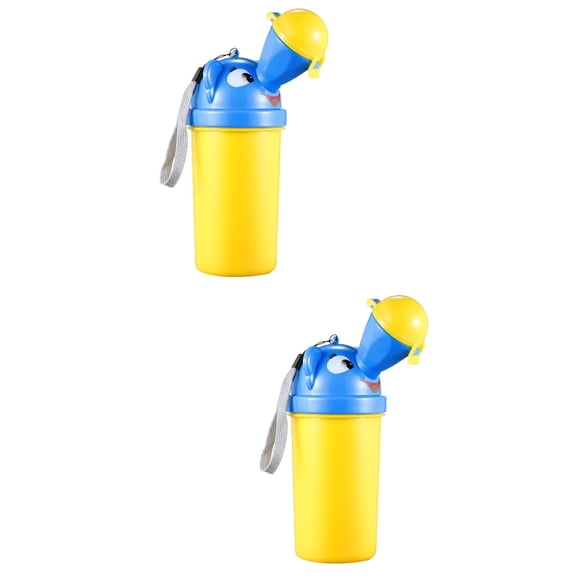 2 PCS Boy Wee Bottle Portable Urinal for Long Way Road Trip