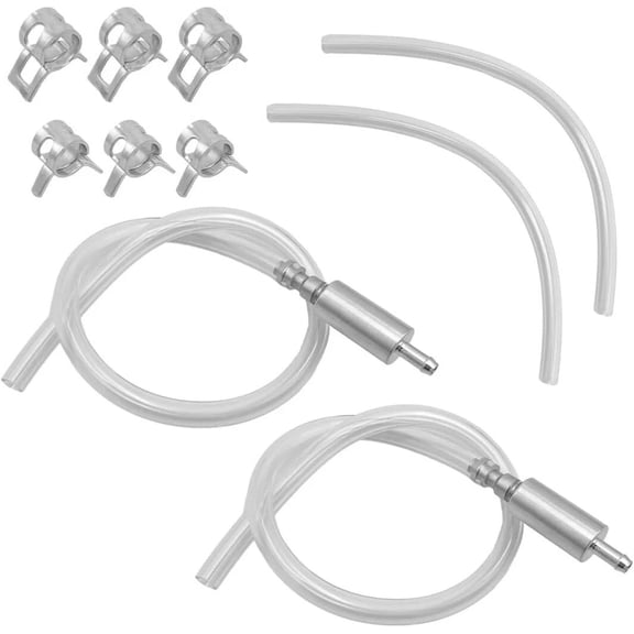 2 PCS Brake Bleeder Hose, One Way Check Valve Tube Bleeding Tool Kit for...