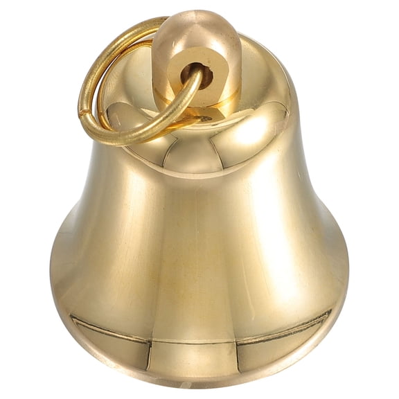 Set of 2 Vintage Brass Hand Bells for Christmas Crafts, Birthday Decorations, Wind Chimes, Ideal Gift for Girls and Holiday Decor
