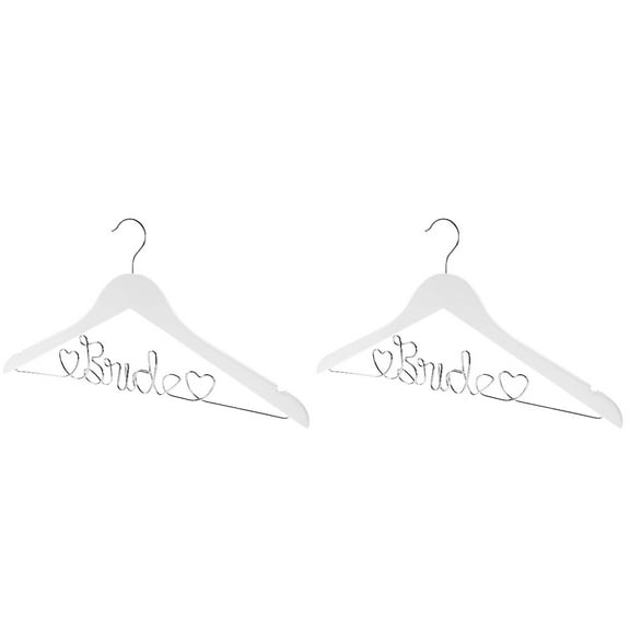MOKKHNB Bride Clothes Hanger Light For Bridal Shops 2Pack 17.7X8.7X0.6In