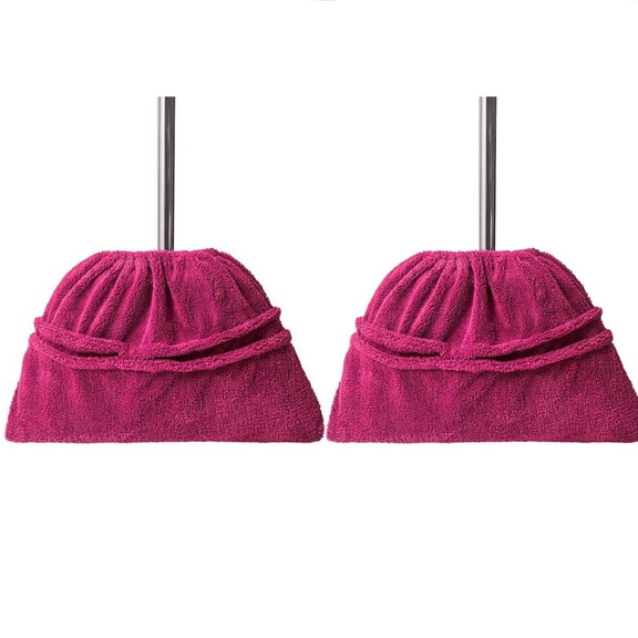 2 PCS Broom Pads,Multifunctional Lazy Brooms Cover Cloth,Microfiber Broom Sweeping Refill for Baseboards,Thickened Super Absorbent Mop,Sweep Replacement Cloth Cover,Mop Cover Cleaning Dirt Cover