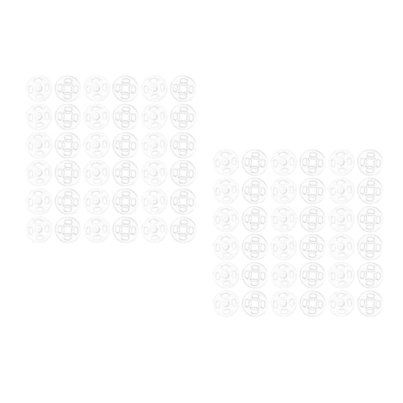 2 PCS Buttons Press Studs Transparent Snap Easy Use Exquisite Baby