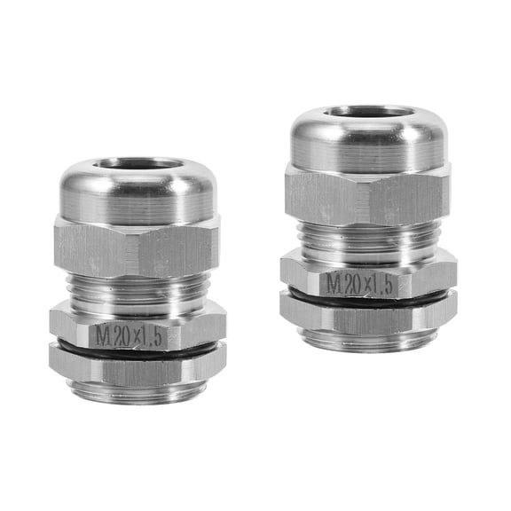 2 PCS Cable Connector Outdoor Small Glands Extension Cables Lock