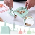 thumbnail image 1 of 2 PCS Cage Cleaner for Guinea Pigs, Hamsters, Reptiles, Hedgehogs and Other Small Animals - Mini Dustpan and Brush Set Cleaning Tool for Animal Waste Blue by Toyeng, 1 of 1