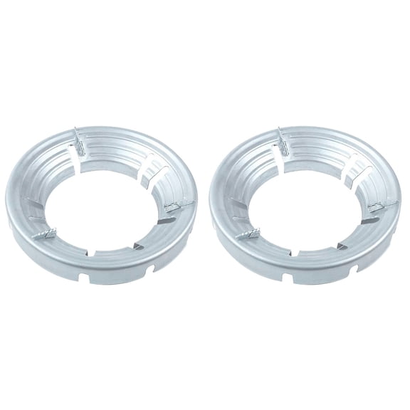 2 PCS Camping Stove Grill Gather Fire Wok Ring for Gas Hob Burner