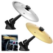 2 PCS Car Cymbals, Mini Crash Cymbal Air Vent Decor, Metal Drum Cymbals with Adjustable Arm, Universal size, Easy Installation, Fun Car Ornament for Music Lovers