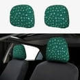thumbnail image 1 of 2 PCS Car Headrest Cover, Christmas Snowflakes Soft Car Seat Head Rest Cover Protector Interior Car Accessories Seat Covers for Cars Truck Auto Only Covers, 1 of 8