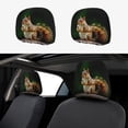 thumbnail image 1 of 2 PCS Car Headrest Cover, Squirrels Eating Peanuts On The Tree Soft Car Seat Head Rest Cover Protector Interior Car Accessories Seat Covers for Cars Truck Auto Only Covers, 1 of 8