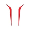 thumbnail image 1 of 2 PCS Car Hood Decal Sticker Auto Vinyl Film Long Stripe Decals DIY Sport Styling Stickers, 1 of 8