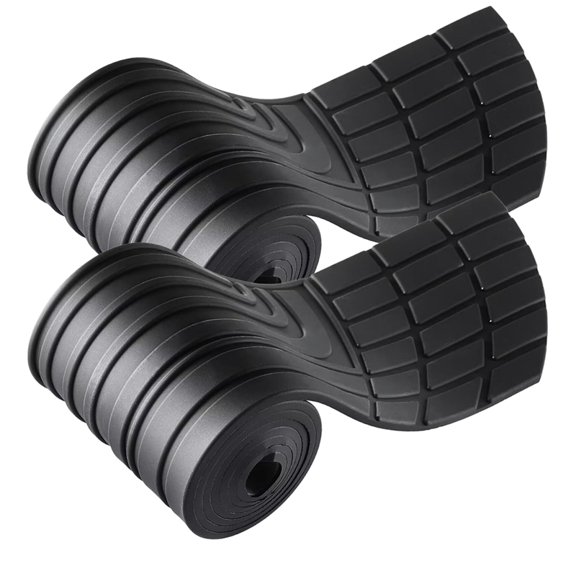 2 PCS Car Rear Bumper Protector, Bumper Anti-Collision Universal Rubber Anti-Scratch Trunk Guard for SUVs and Cars
