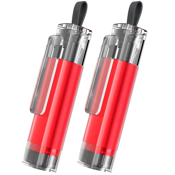 2 PCS Car Window Breaker, 2 in 1 Window Breaker & Seatbelt Cutter, Emergency Escape Tool, Aluminum Alloy Glass Breaking Tool for Vehicle Safety