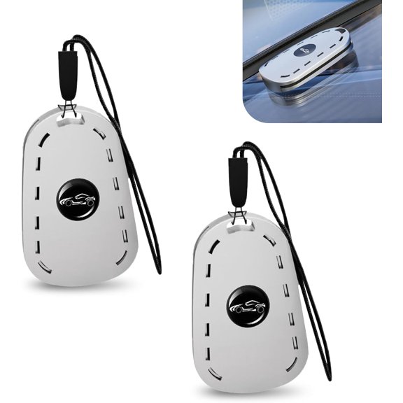 2 PCS Car Wiper Blade Restorer Tool, ABS Windshield Wiper Repair Tool, Universal Maintenance Gadget for Most Cars, Trucks, SUVs (Silver)