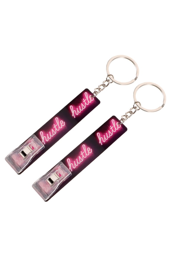 2 PCS Card Puller Keychain Cards Keyring Card Puller for Long Nails Card Grabber for Long Nails Fashionable Keychain