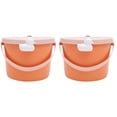thumbnail image 1 of 2 PCS Cartoon Storage Box Building Blocks Bucket Child Baby, 1 of 8