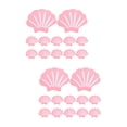 thumbnail image 1 of 2 PCS Catcher Slip Shell Bath Sticker Child 9.40X7.70X0.10CM Pink, 1 of 8