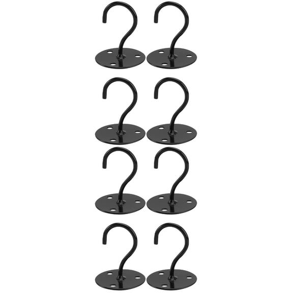 8 pcs  Wall Mount Ceiling Hooks Metal Plant Bracket for Hanging Plant Basket