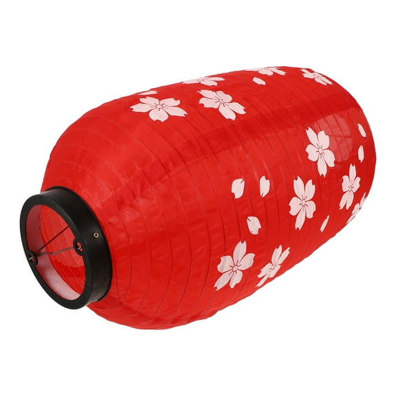 2 PCS Cherry Blossom Lantern Memorial Lanterns Outdoor Ornaments Red