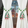 thumbnail image 1 of 2 PCS Christmas Curtain Tieback Buckle, Beaded Curtain Tiebacks, Window Decorations Magnetic Curtain Holdbacks for Living Room/Bedroom Holiday Decor, 1 of 6