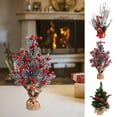 2 PCS Christmas Decorations Tabletop Mini Christmas Tree,Desktop