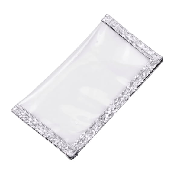 2 PCS Clear PVC Fishing Bait Hook Storage Bags, Protect Children, Pets and Fishermen from Sharp Hooks, Tangle-Free Transparent Tackle Pouches for Saltwater Freshwater