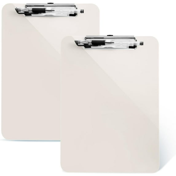2 PCS Clipboard with Pen Holder,Standard A4 Letter Size,Nursing Clip Boards 8.5x11 Heavy Duty,Low Profile Clipboards for Teacher,School Office Home(excluding pen)